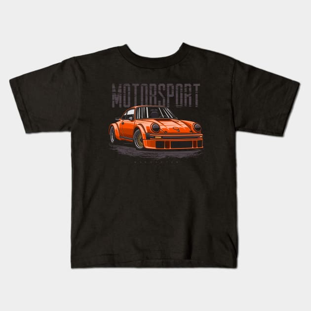 Motorsport Kids T-Shirt by Markaryan